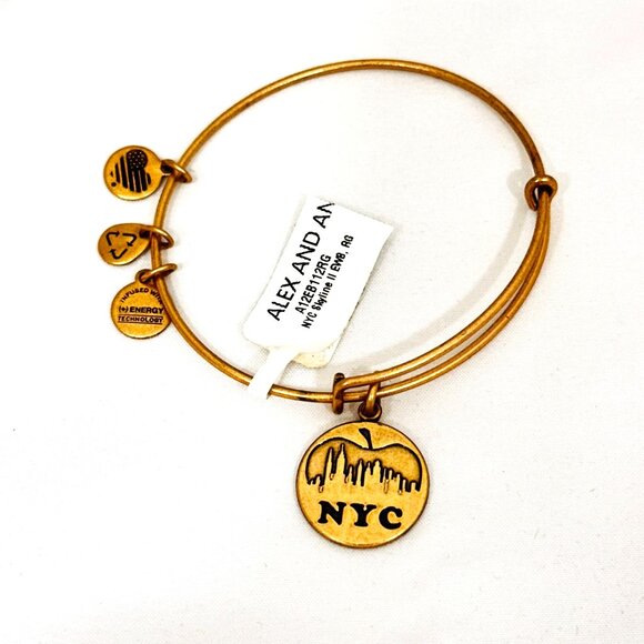 Alex And Ani New York Skyline II Bracelet - NWT - Picture 1 of 7